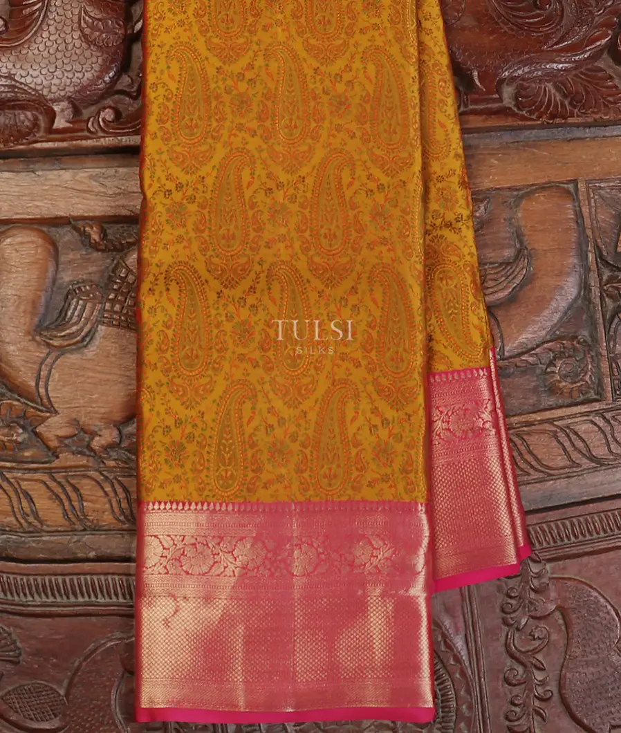 Yellow Soft Silk Saree T596680-image