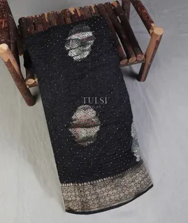 black-bandhani-tussar-georgette-saree-t616657-t616657-a