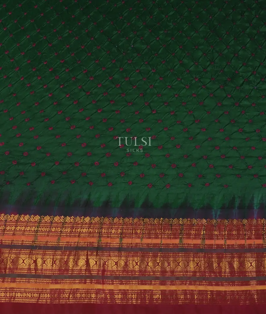 bottle-green-bandhani-gadwal-silk-saree-t616662-t616662-c