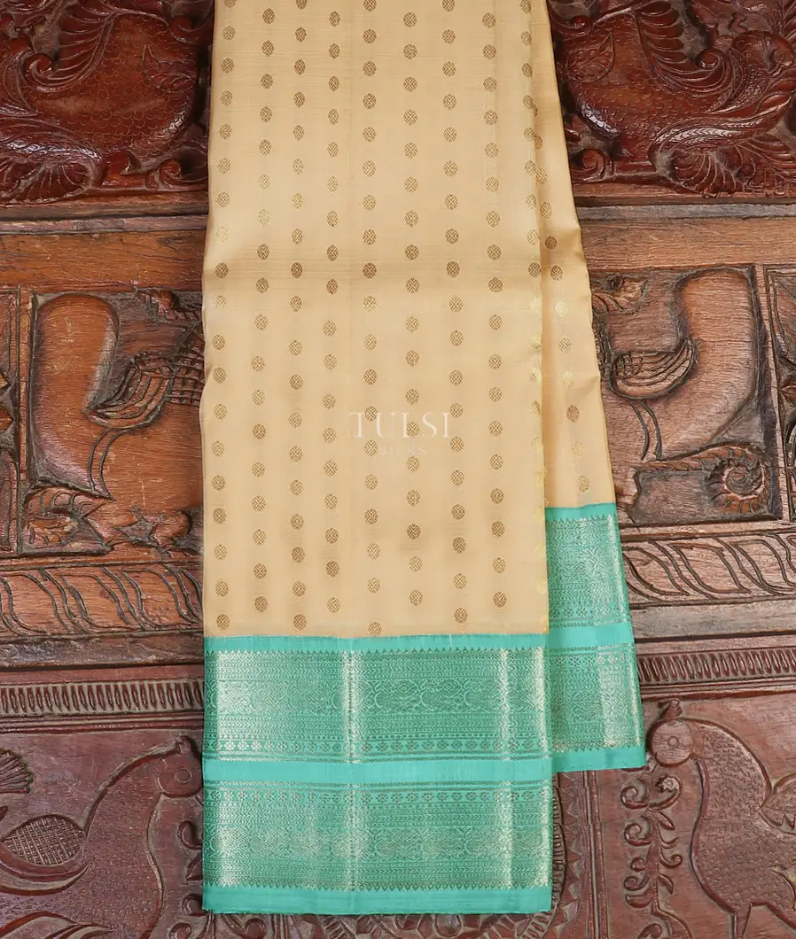 Beige Kanjivaram Silk Saree T613364-image