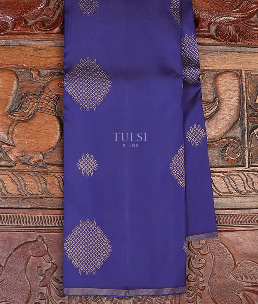 Blue Kanjivaram Silk Saree T613610-image