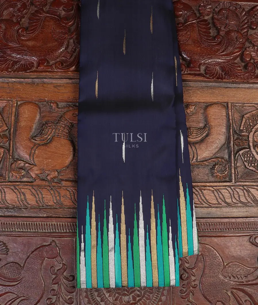 Blue Kanjivaram Silk Saree T612907-image