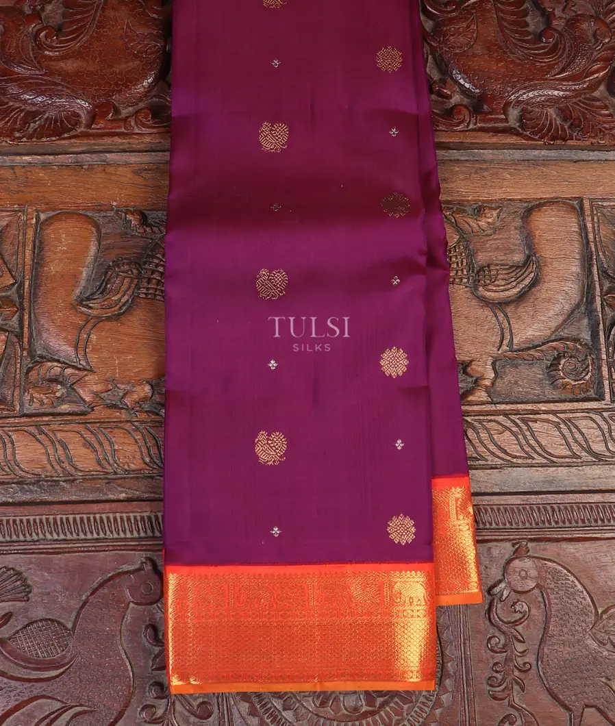 Purple Kanjivaram Silk Saree T613811-image