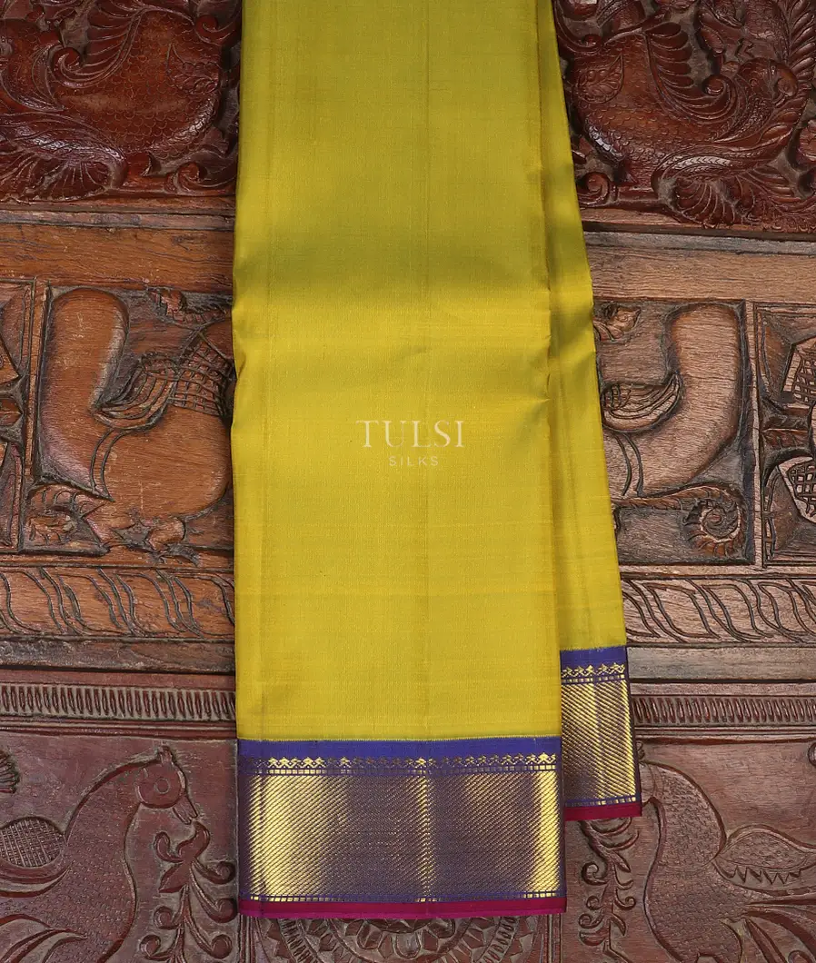 Yellowish Green Kanjivaram Silk Saree T608199-image