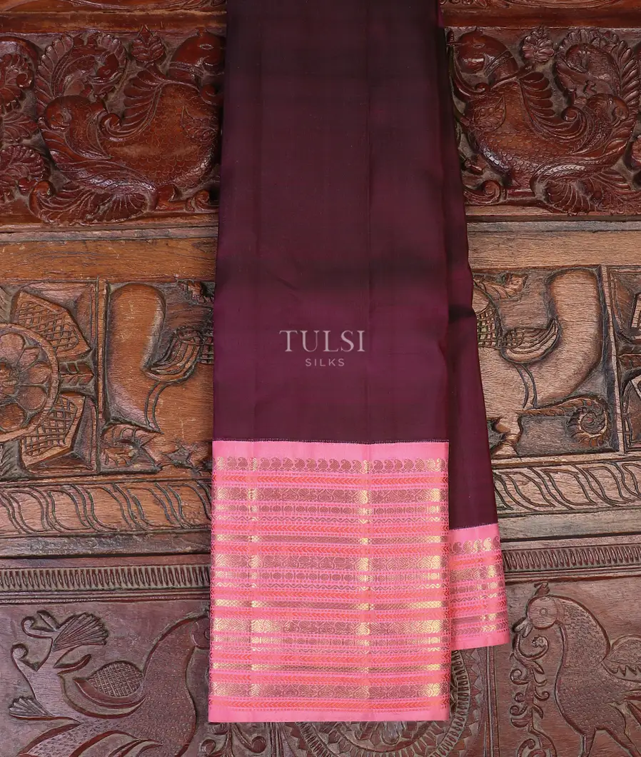 Purple Kanjivaram Silk Saree T612901-image