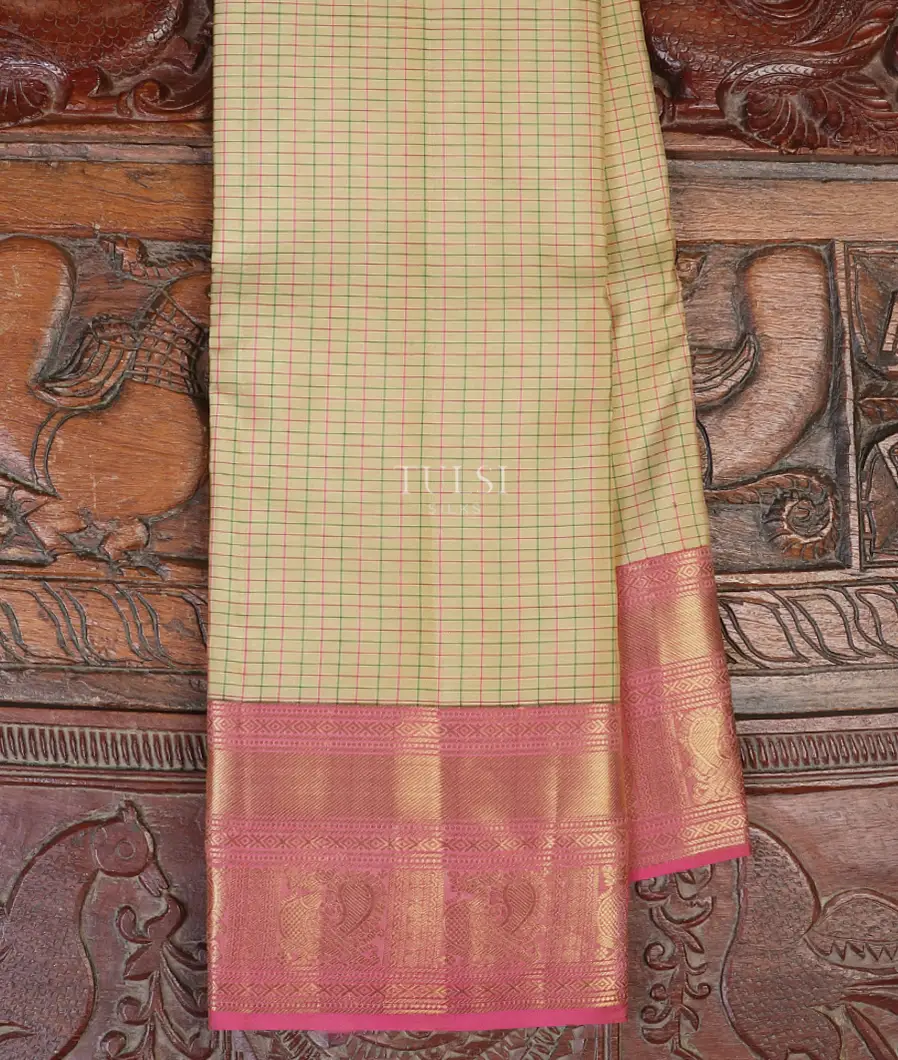 Cream Soft Silk Saree T614594-image