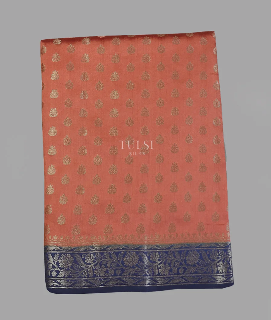 Rust Chaniya Silk Saree T533237-image