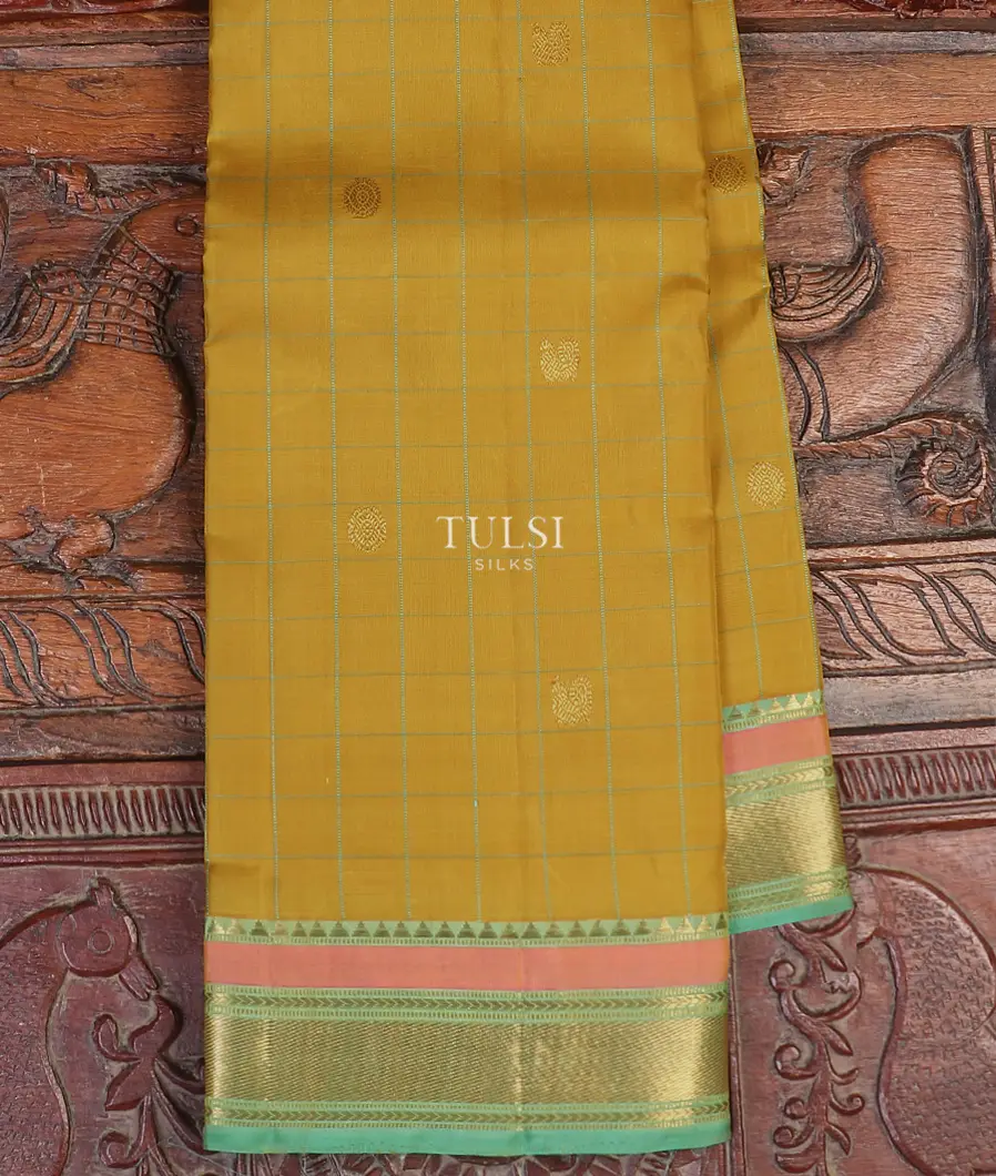 Yellow Kanjivaram Silk Saree T613449-image