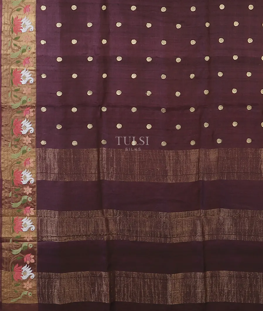 burgundy-tussar-embroidery-saree-t617916-t617916-d