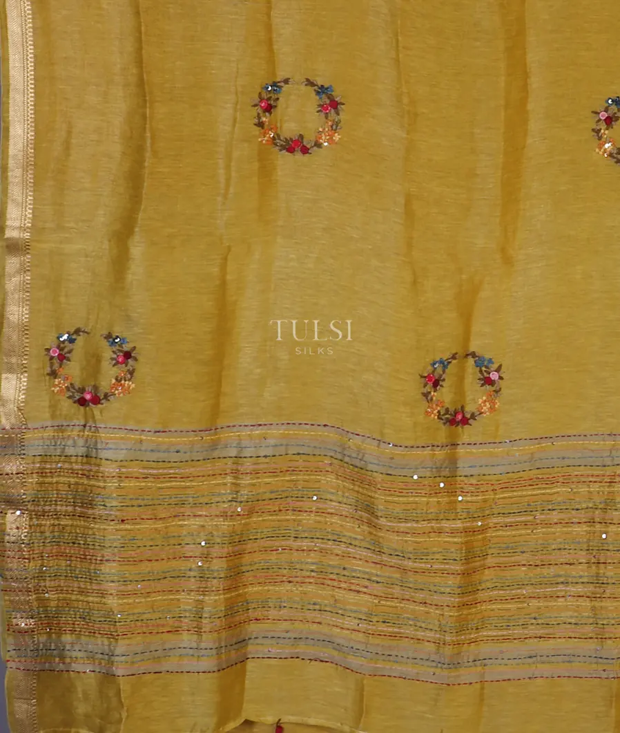 yellow-linen-embroidery-saree-t618081-t618081-d