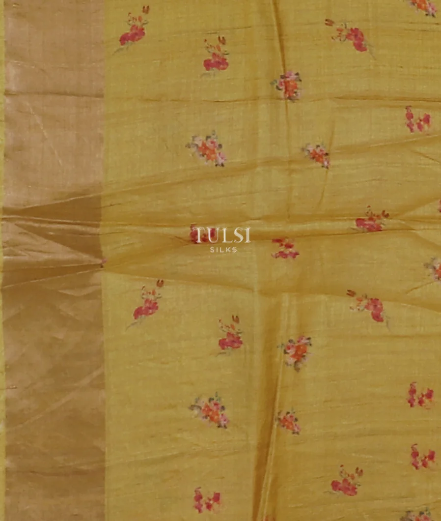 greenish-yellow-tussar-printed-saree-t615185-t615185-c