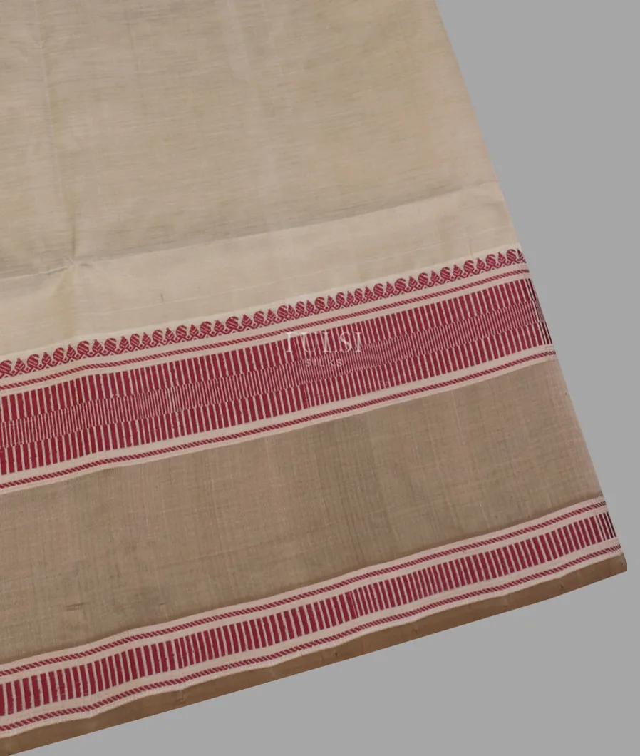 Grey Silk Cotton Saree T620087-image