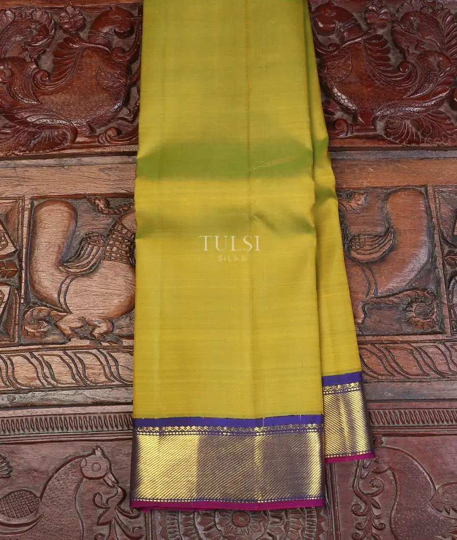 Yellowish Green Kanjivaram Silk Saree T606324-image