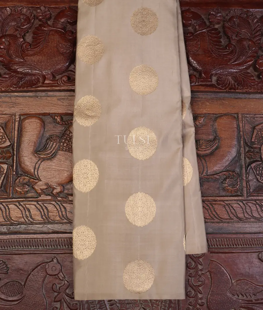 Grey Kanjivaram Silk Saree T604070-image