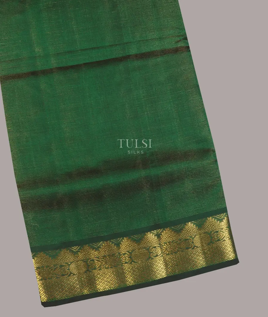 Green Silk Cotton Saree T617844-image