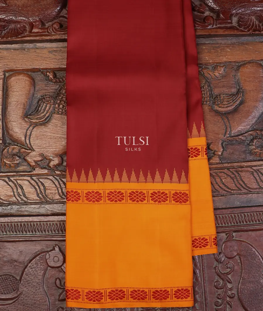 Red Kanjivaram Silk Saree T539776-image