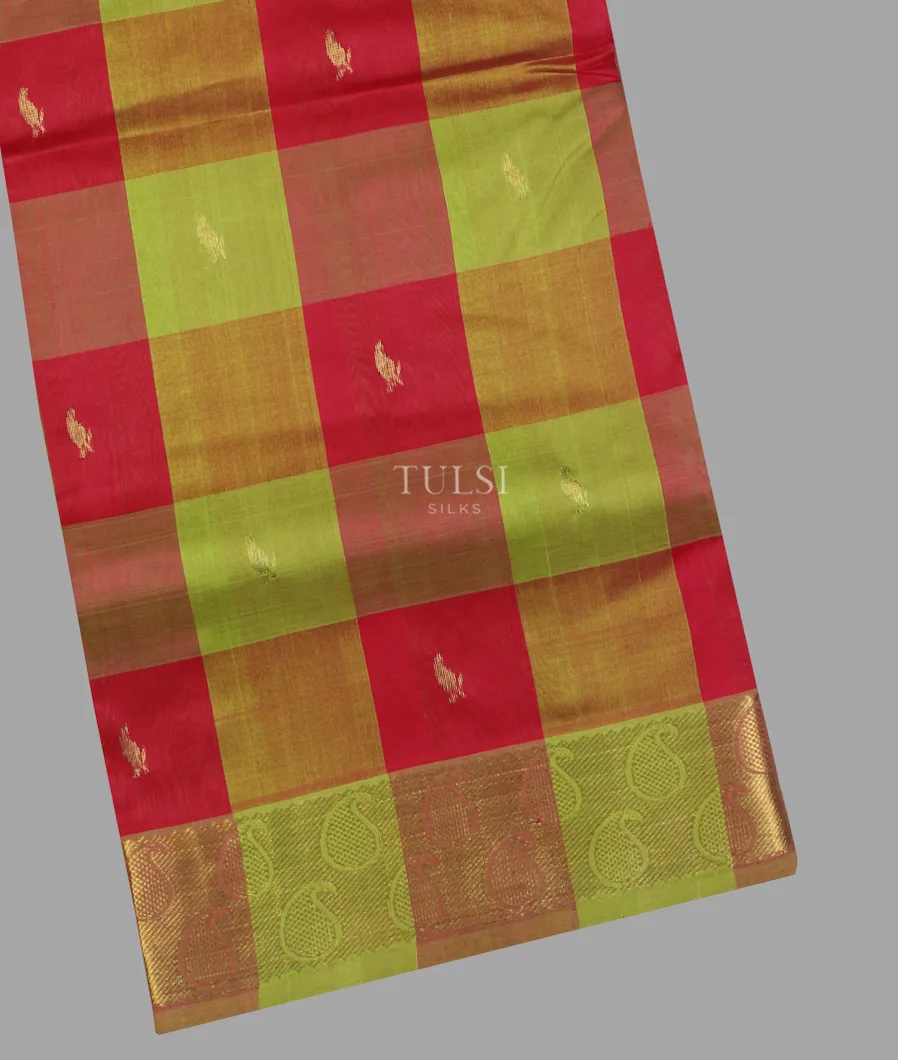 Multicolour Silk Cotton Saree T617817-image