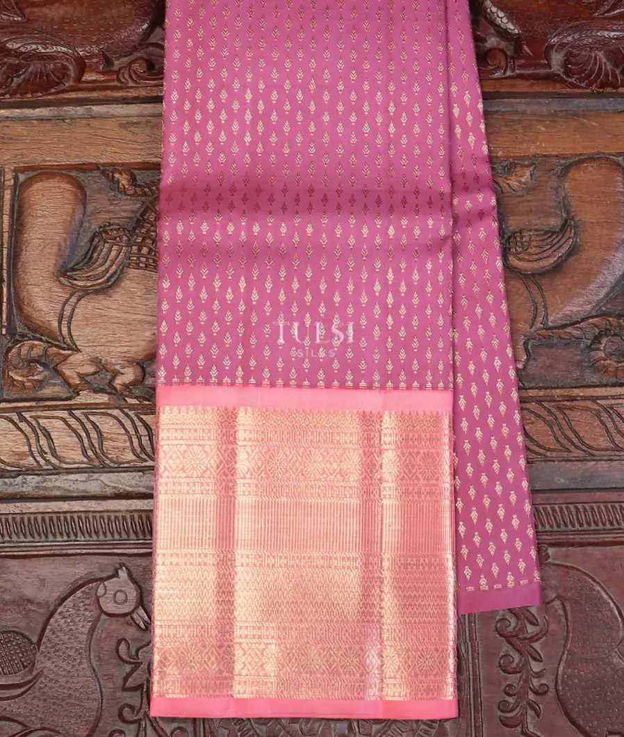 Pink Kanjivaram Silk Pavadai T619522-image
