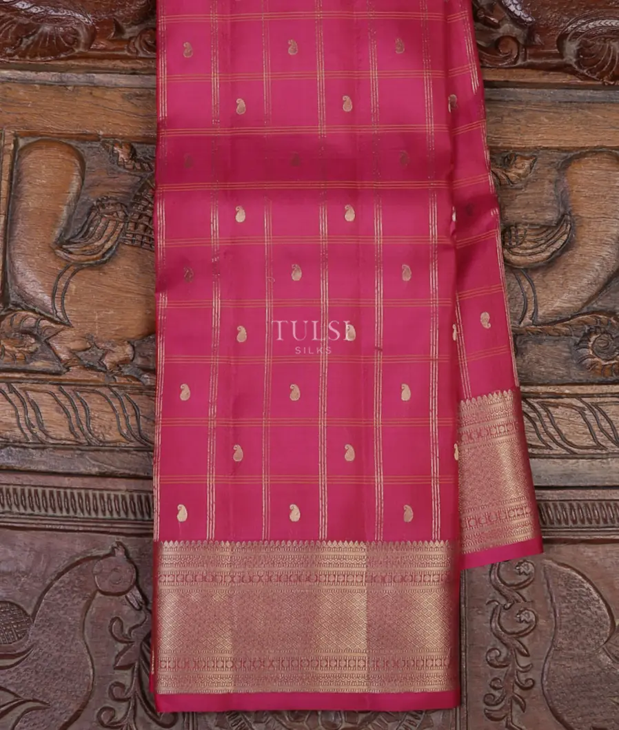 Magenta Soft Silk Saree T623799-image