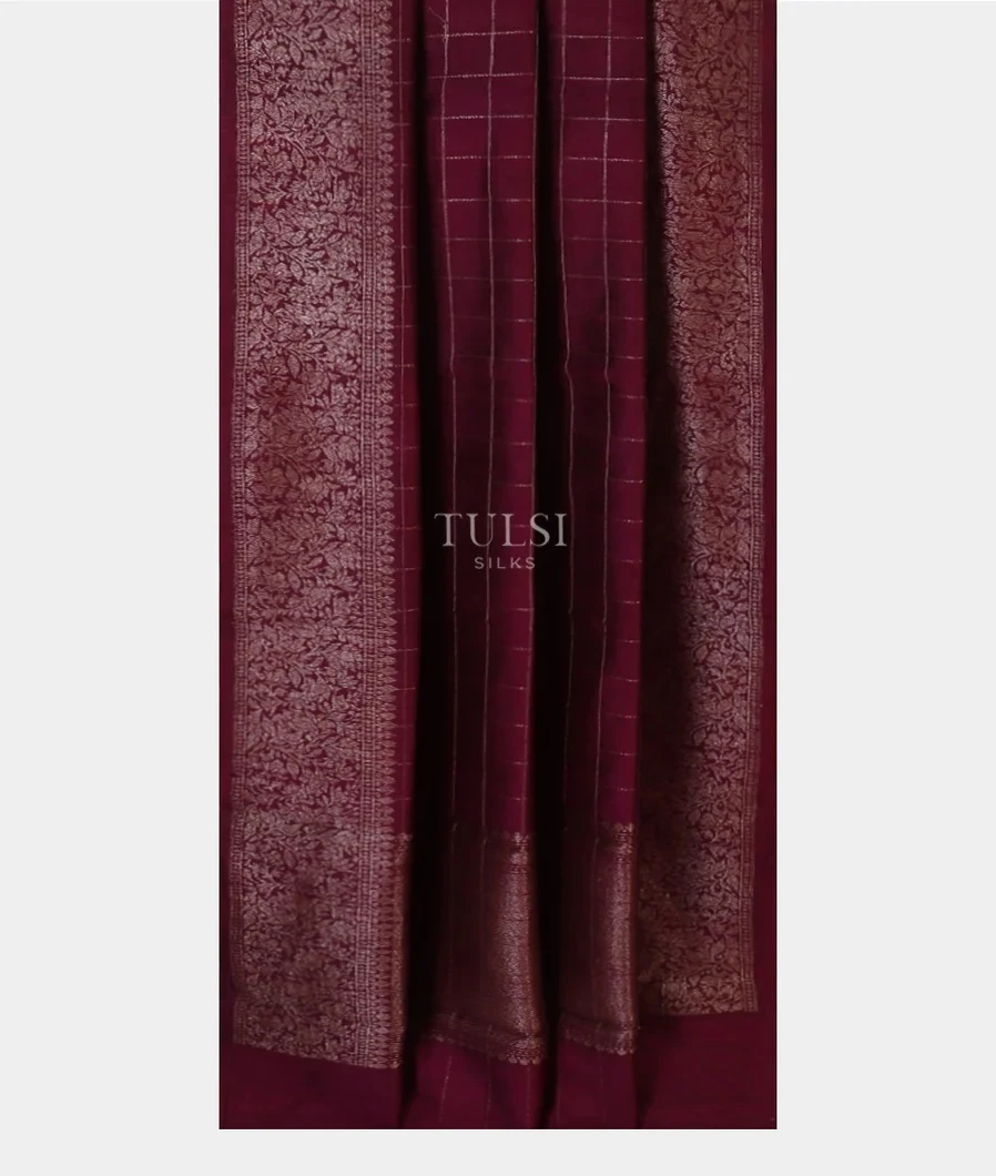 burgundy-banaras-tussar-saree-t624406-t624406-b
