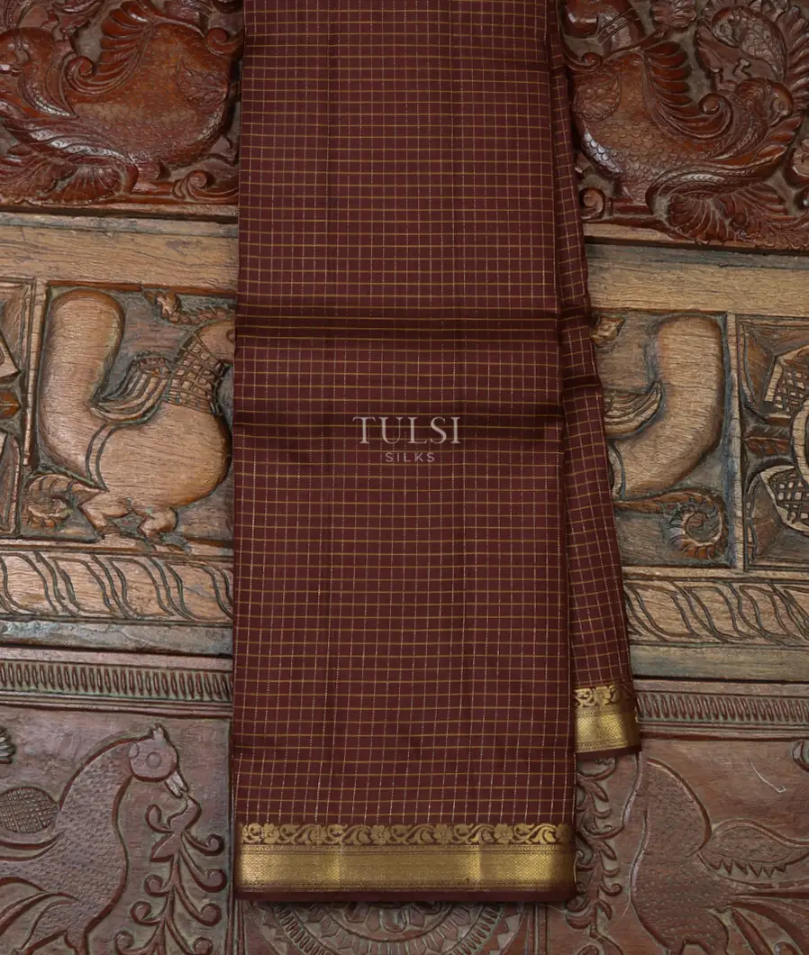 Brown Soft Silk Saree T623825-image