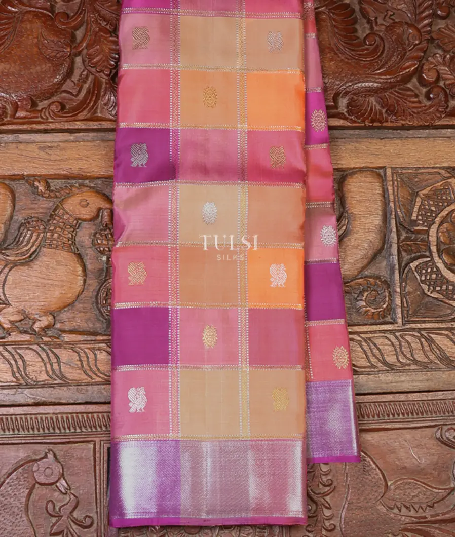 Multicolour Kanjivaram Silk Saree T613820-image