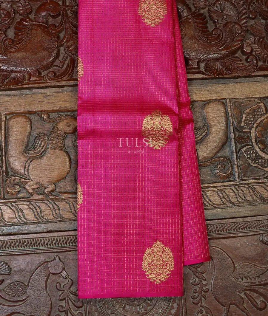 Magenta Kanjivaram Silk Saree T612530-image