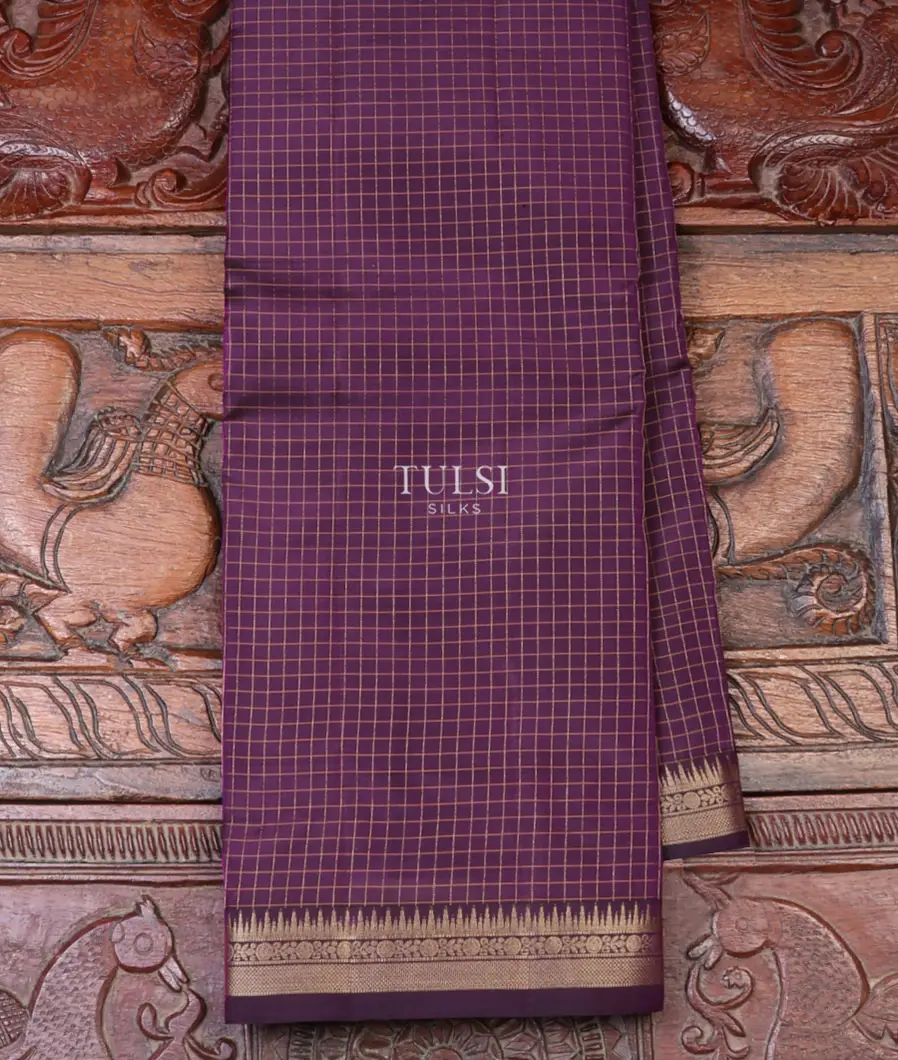 Purple Soft Silk Saree T623850-image