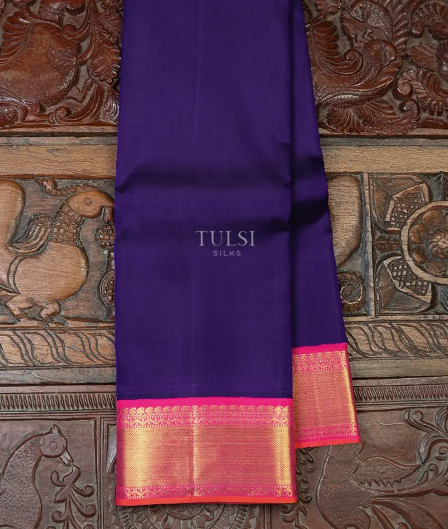 Blue Kanjivaram Silk Saree T624023-image