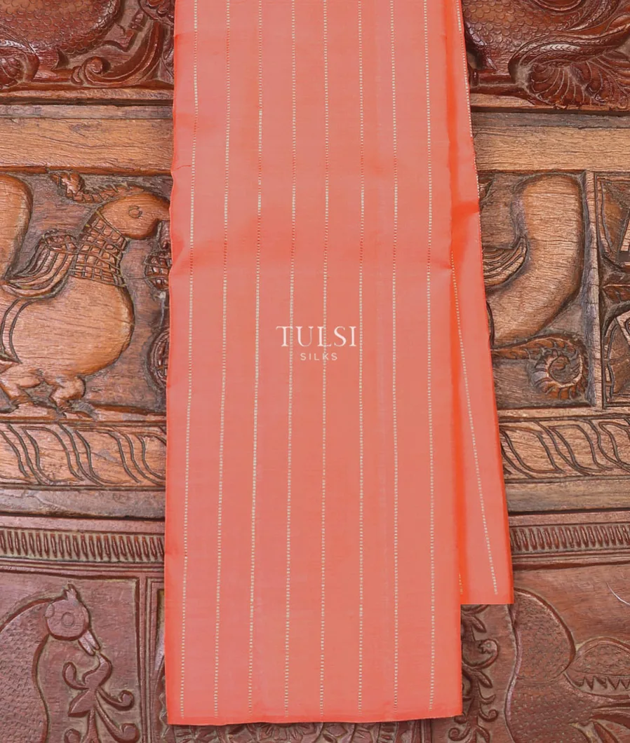 Peach Kanjivaram Silk Saree T623632-image