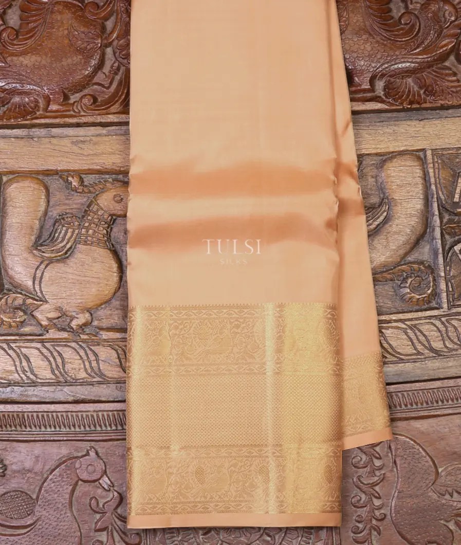 Beige Soft Silk Saree T609942-image