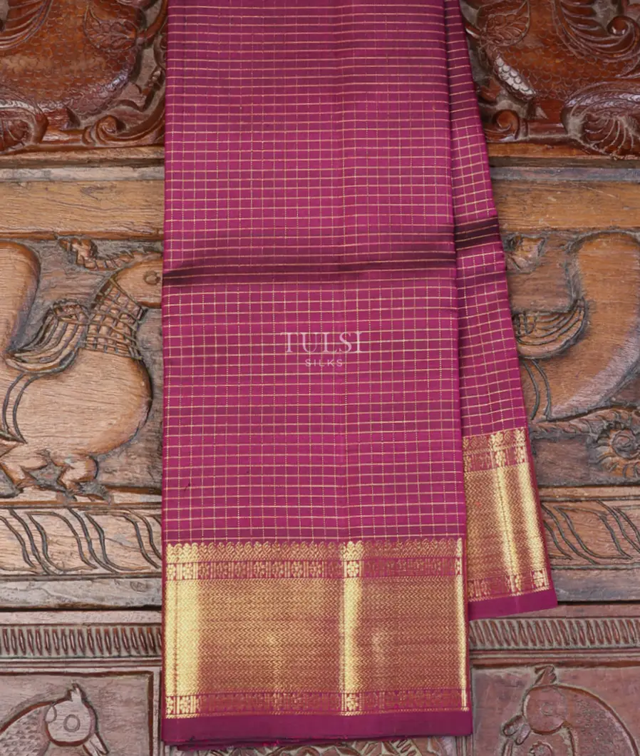 Purple Kanjivaram Silk Dupatta T581278-image