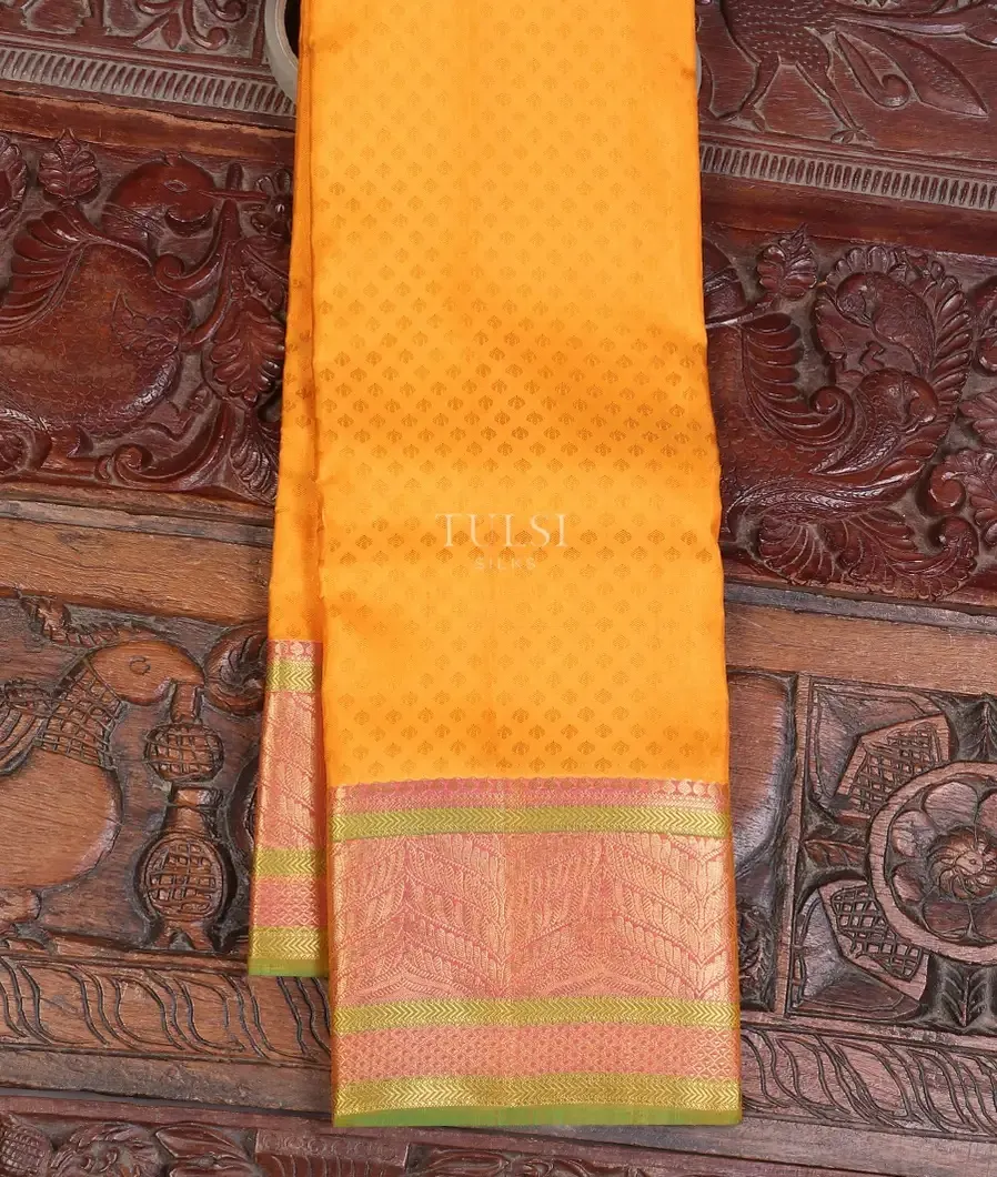 Yellow Soft Silk Saree T473115-image