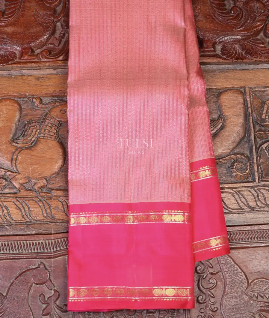 Pink Kanjivaram Silk Saree T624285-image