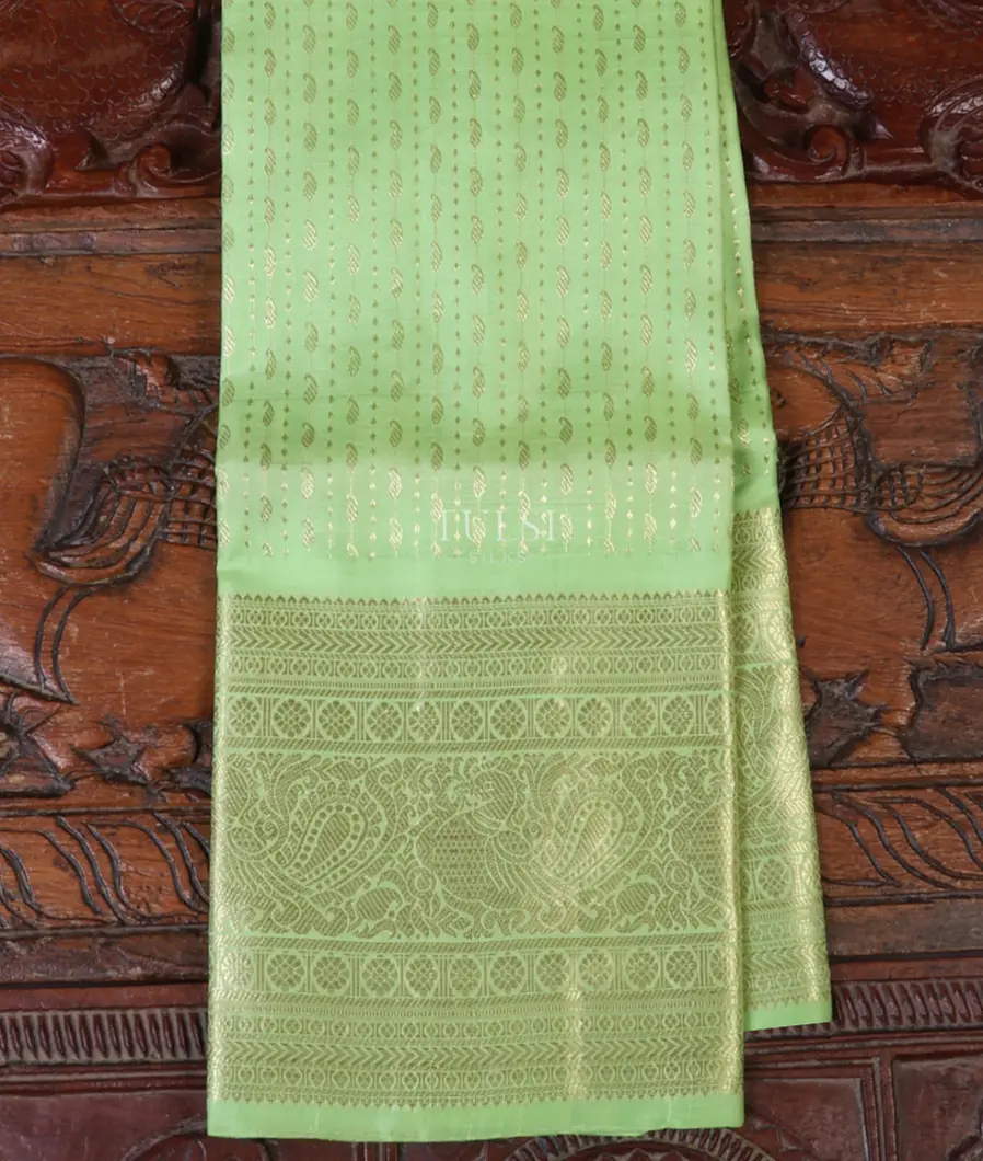 Green Kanjivaram Silk Dupatta T350187-1-image