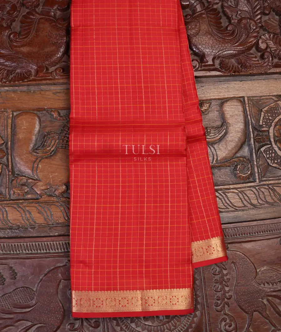 Red Soft Silk Saree T623840-image