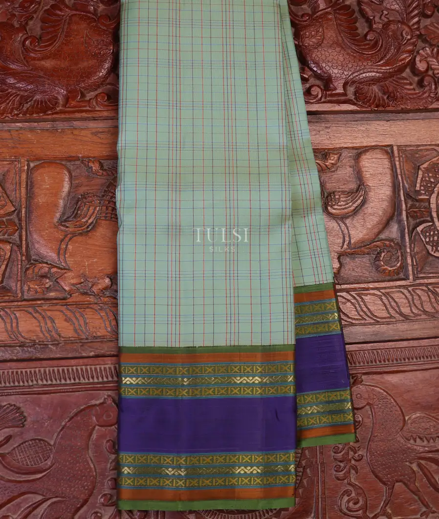 Blue Kanjivaram Silk Saree T626192-image