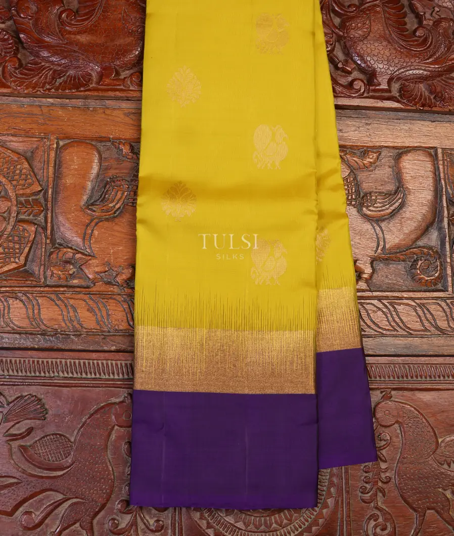 Yellowish Green Soft Silk Saree T616711-image