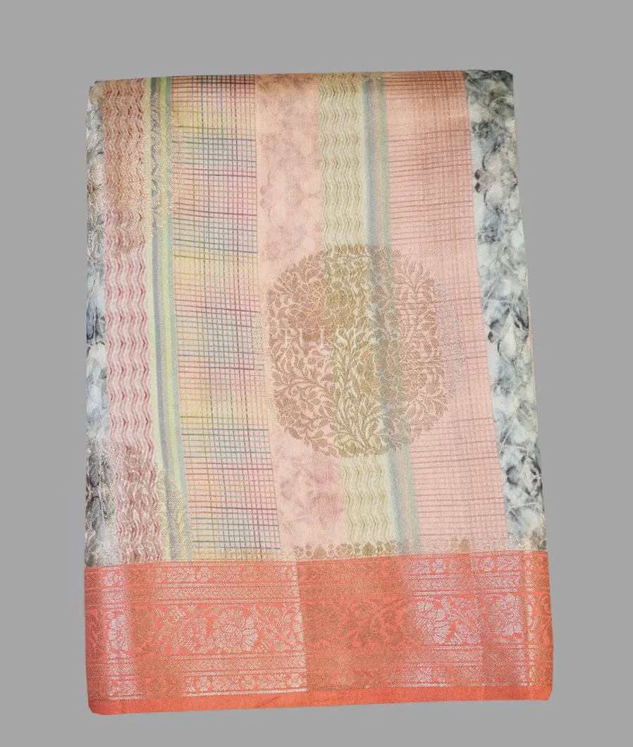 Multicolour Chaniya Silk Saree T625018-image