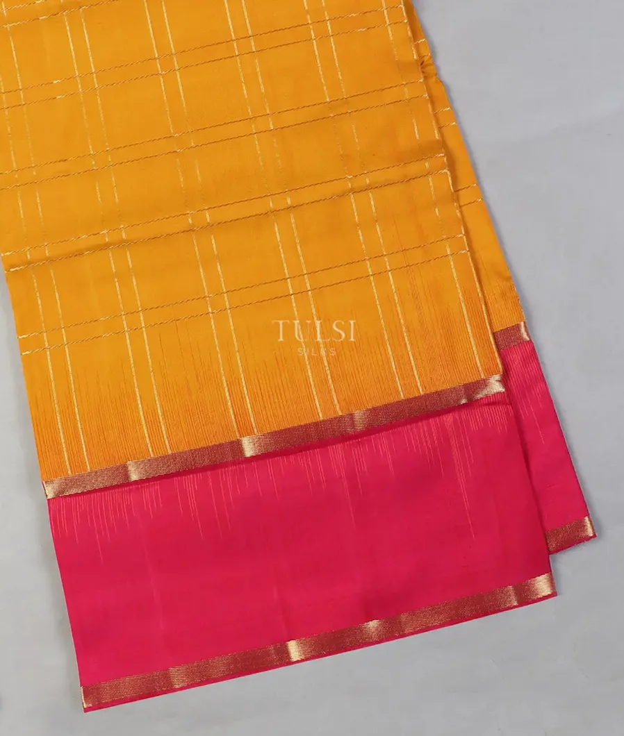 Yellow Soft Silk Saree T627675-image