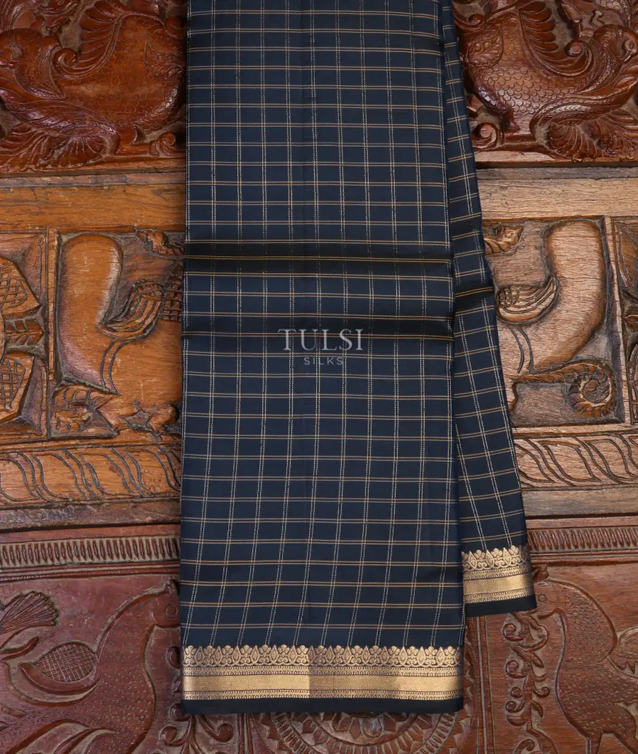 Blue Soft Silk Saree T623826-image