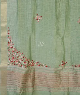 greenish-grey-linen-embroidery-saree-t623528-t623528-d