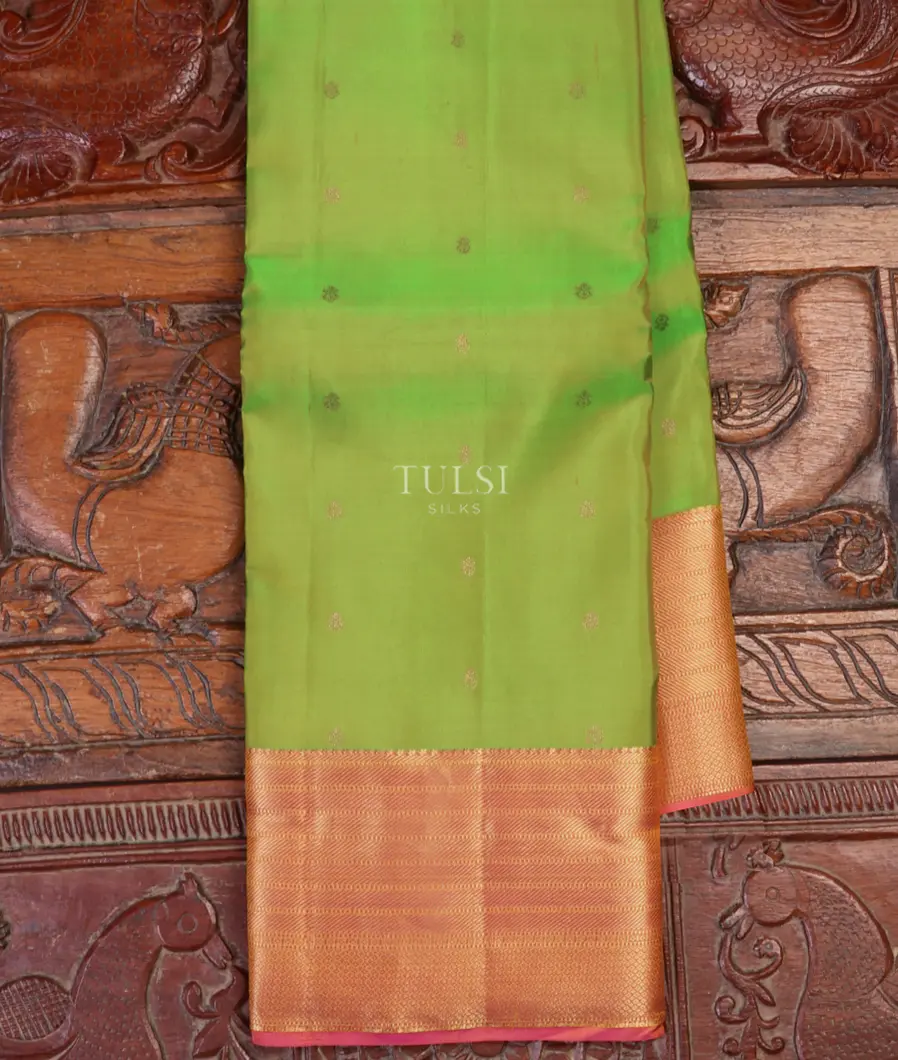Yellowish Green Soft Silk Saree T614690-image
