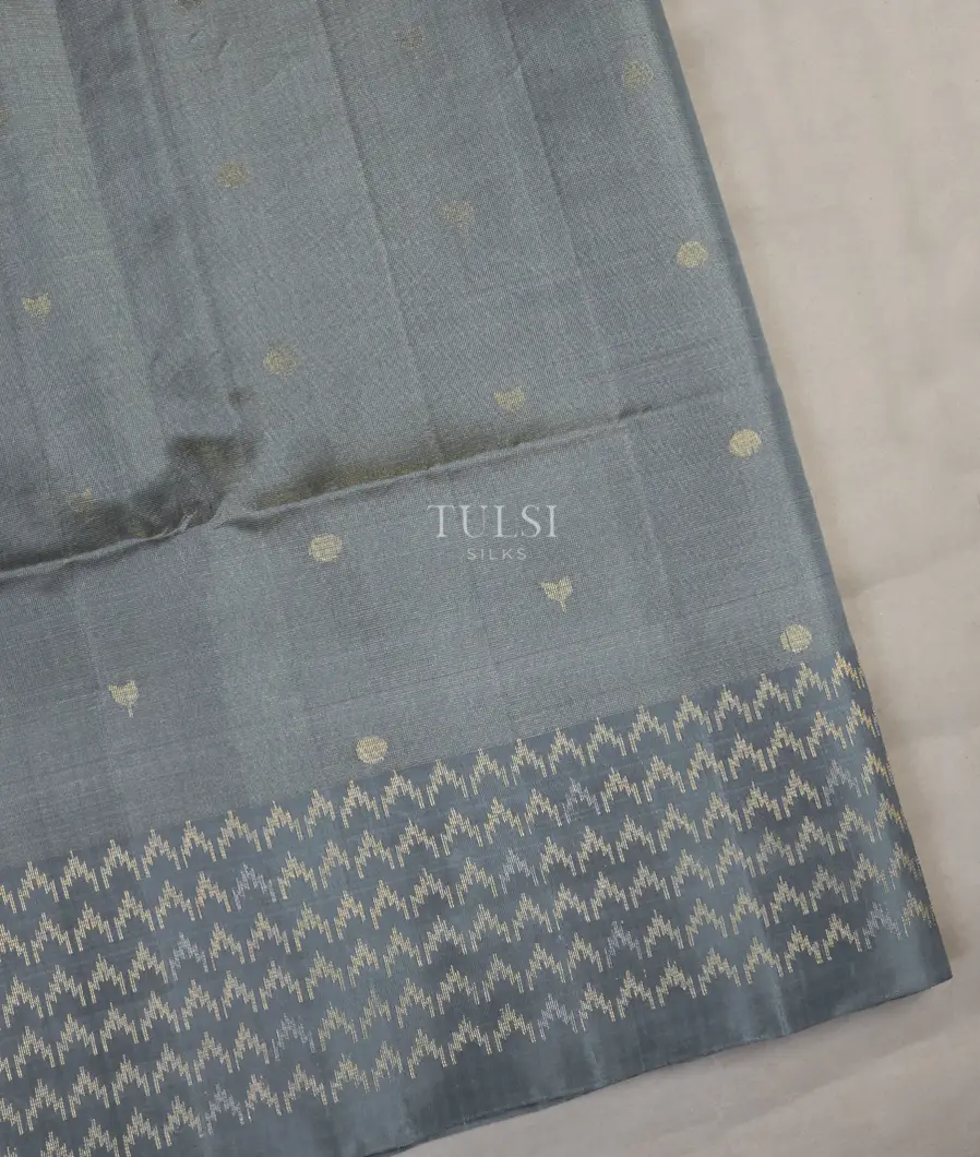 Grey Tissue Soft Silk Saree T627949-image