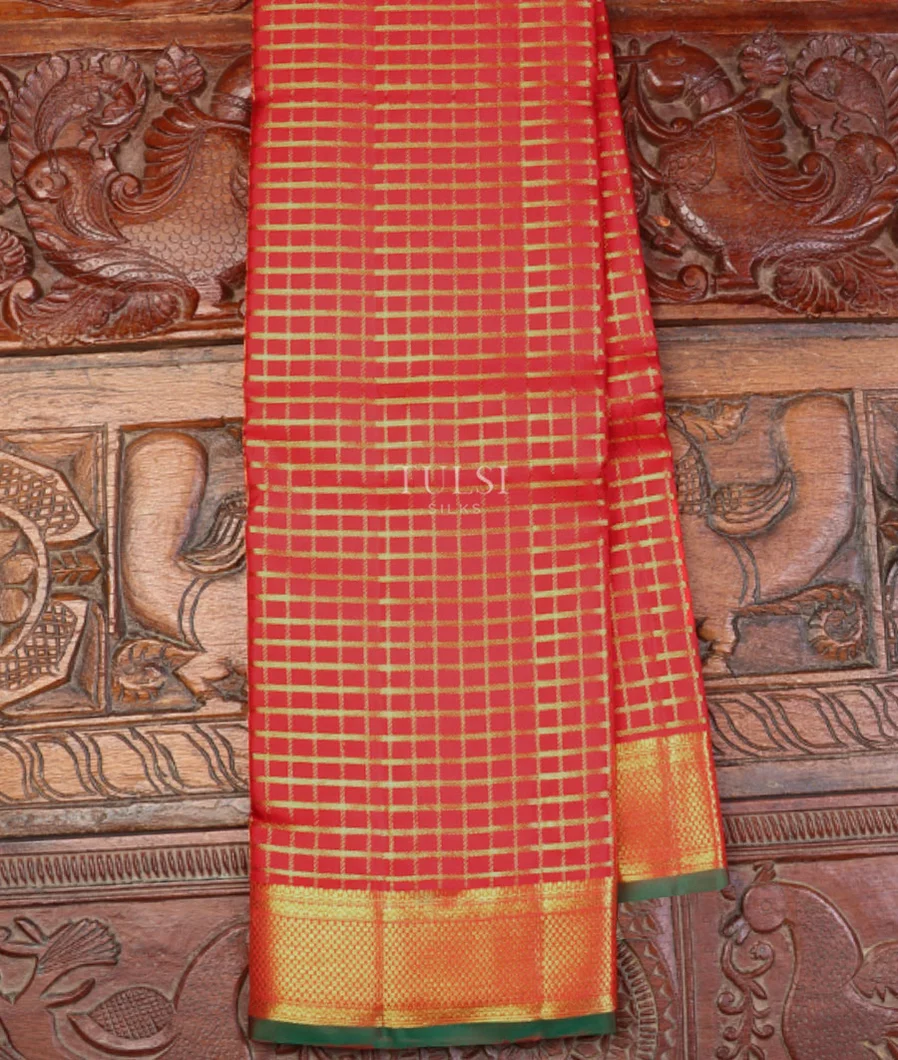 Red Kanjivaram Silk Saree T573743-image