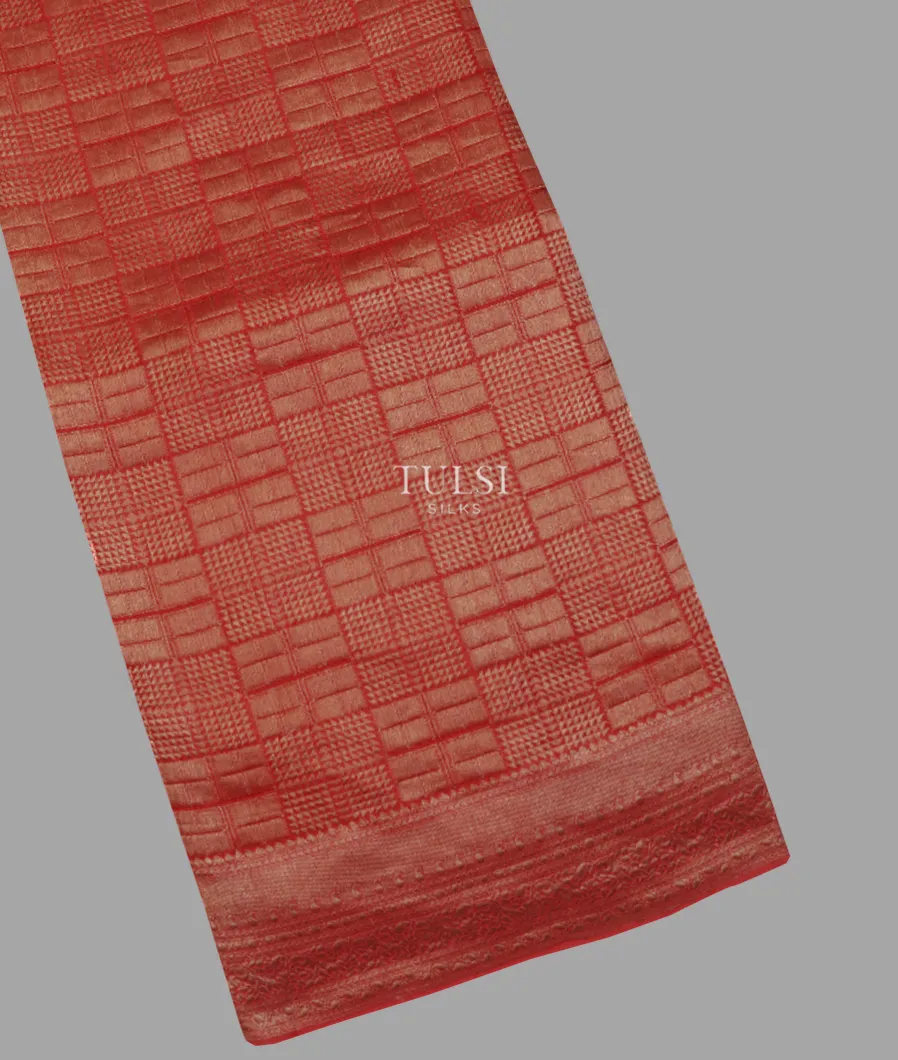 Red Mysore Crepe Silk Saree T630700-image