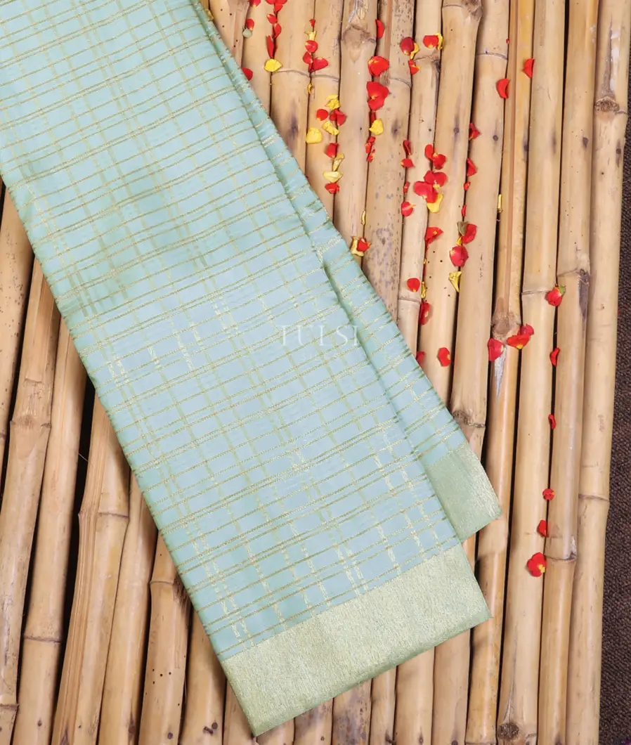 Light Blue Kanjivaram Silk Saree T600503-image