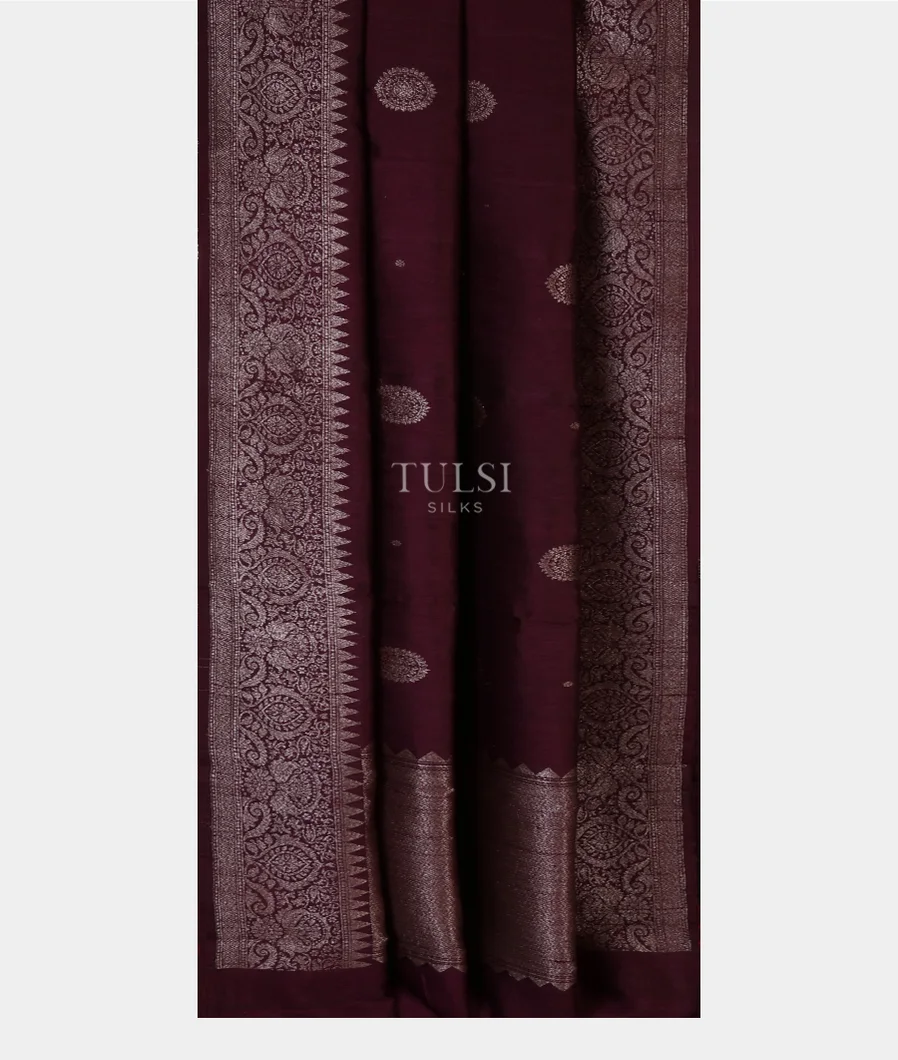 burgundy-banaras-tussar-saree-t624439-t624439-b