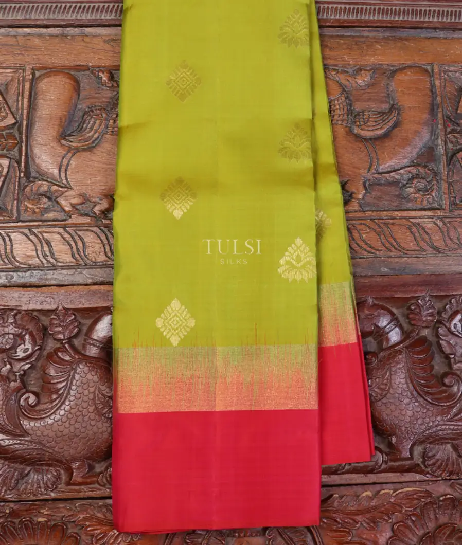 Yellowish Green Soft Silk Saree T625525-image