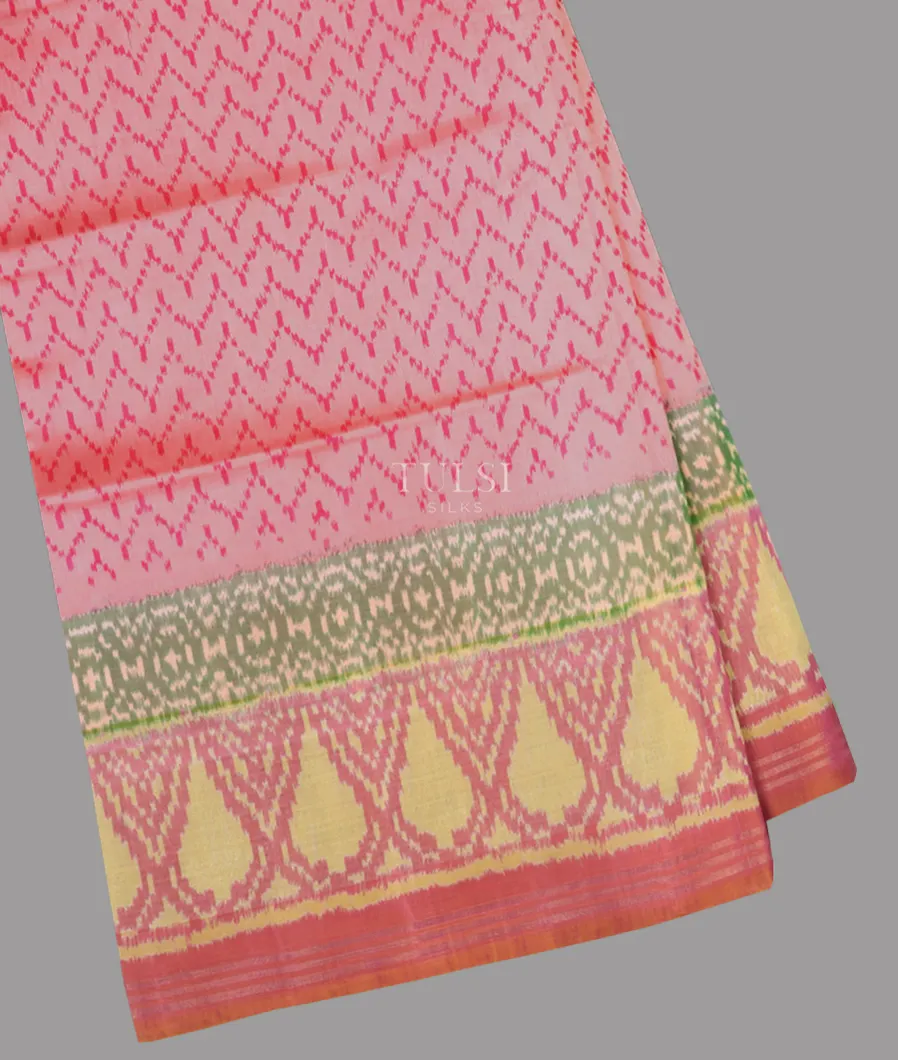 Pink Patola Silk Saree T609845-image